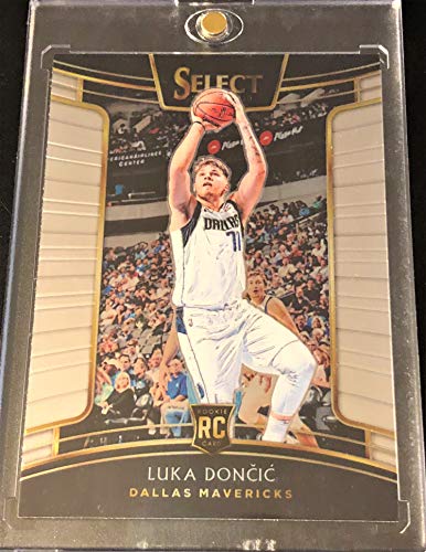 LUKA DONCIC Rookie Card - 2018/19 Panini SELECT Authentic Basketball Card - Dallas Mavericks