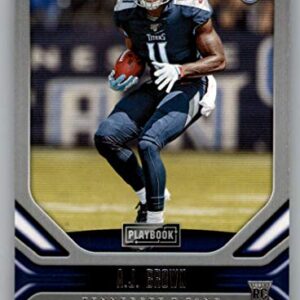 2019 Playbook Football #114 A.J. Brown Tennessee Titans RC Rookie Official Panini NFL Trading Card