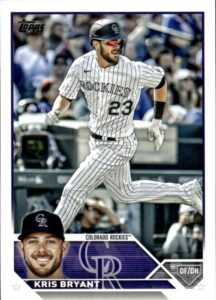 2023 topps #158 kris bryant nm-mt colorado rockies baseball