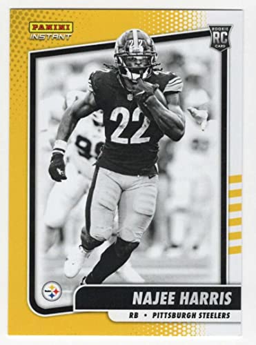 NAJEE HARRIS RC 2021 Panini Instant Black & White /2728 ROOKIE #BW-11 Steelers NFL