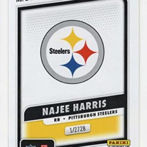 NAJEE HARRIS RC 2021 Panini Instant Black & White /2728 ROOKIE #BW-11 Steelers NFL