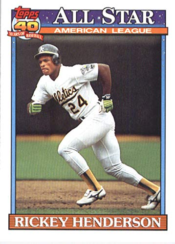 1991 O-Pee-Chee #391 Rickey Henderson Oakland Athletics Baseball Card