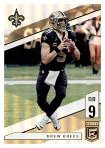 2019 panini elite #32 drew brees nm-mt new orleans saints officially licensed nfl football trading card