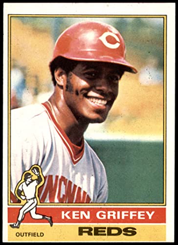 1976 Topps # 128 Ken Griffey Cincinnati Reds (Baseball Card) VG/EX Reds