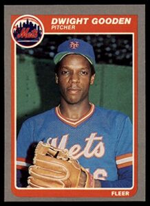 1985 fleer #82 dwight gooden nm-mt rc rookie new york mets baseball