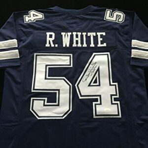 Randy White Signed Autographed Blue with White Numbers Football Jersey JSA COA - Dallas Cowboys Great - Size XL