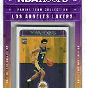 2017-18 NBA Hoops Los Angeles Lakers Factory Sealed Team Set (11 Cards)