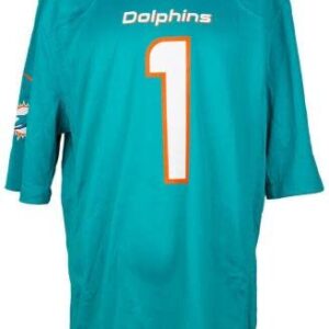 Tua Tagovailoa Signed Teal Nike Miami Dolphins Football Jersey Fanatics - Autographed NFL Jerseys