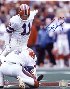 scott norwood #11 buffalo bills signed 8x10 photo