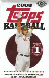 2008 topps series 1 (one) baseball hobby pack (10 cards/pack)