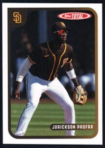 baseball mlb 2020 topps total #245 jurickson profar padres