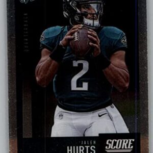 2020 Panini Chronicles Score Update Rookies #457 Jalen Hurts Philadelphia Eagles RC Rookie Card Official NFL Football Trading Card in Raw (NM or Better) Condition