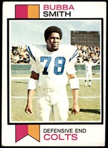 1973 topps # 155 bubba smith baltimore colts (football card) vg colts michigan st