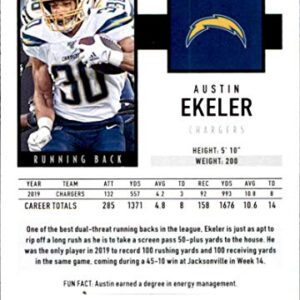 2020 Score #149 Austin Ekeler Los Angeles Chargers NFL Football Card NM-MT