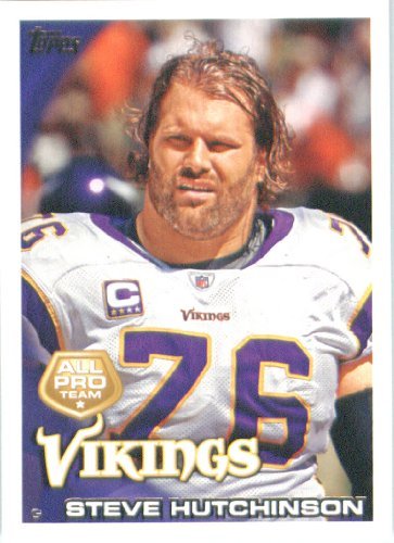 2010 Topps NFL #408 Steve Hutchinson AP Minnesota Vikings (All Pro) Football