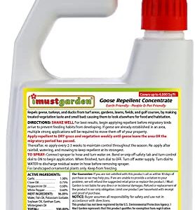 I Must Garden Goose Repellent Concentrate - 32oz Hose End Sprayer (Geese, Turkey, Ducks)