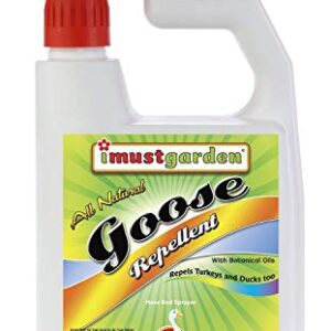 I Must Garden Goose Repellent Concentrate - 32oz Hose End Sprayer (Geese, Turkey, Ducks)