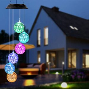 Gifts for Mothers Day,Yard Decor Lights, Solar Wind Chimes Outdoors, Gifts for Mom/Women/Grandma/Daughter/Sister/Aunt/Friend/Wife and Sister,Mom Birthday Gifts, Garden Decor,Gardening Gift for Women