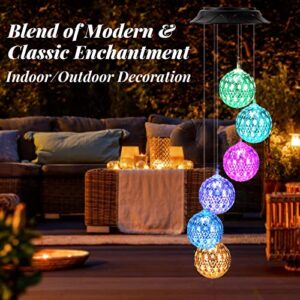 Gifts for Mothers Day,Yard Decor Lights, Solar Wind Chimes Outdoors, Gifts for Mom/Women/Grandma/Daughter/Sister/Aunt/Friend/Wife and Sister,Mom Birthday Gifts, Garden Decor,Gardening Gift for Women