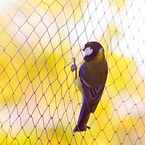 Bird Netting [Heavy Duty] 50’ x 50’ Garden Netting with 1" Square - Nylon Bird Net Chicken Coop Netting Poultry Netting Protect Fruit Tree Plant and Vegetables, Aviary Netting for Farm, Orchard