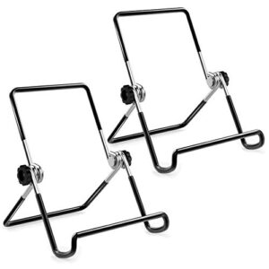 heybe garden stone stand,garden stone easel,stone display stand (set of 2)