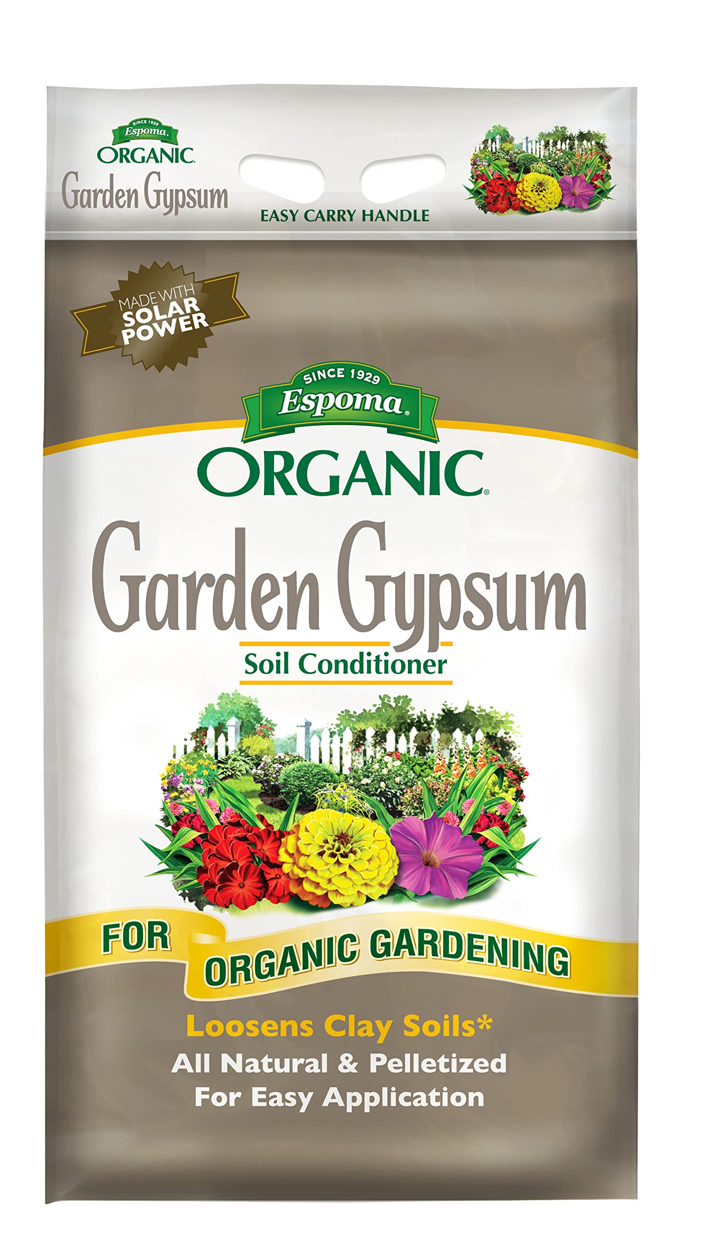 Espoma GG36 Garden Gypsum Soil Conditioner, 36-Pound
