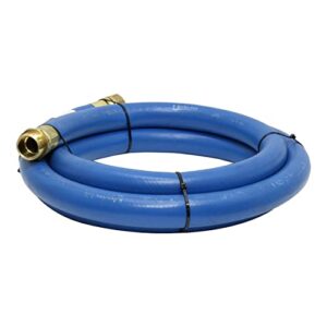 underhill shortypro ultramax commercial garden water hose 20 ft, lightweight, heavy-duty, flexible, kink free, industrial, all weather, 1200 psi, h75-s20, 3/4″ x 20′, blue