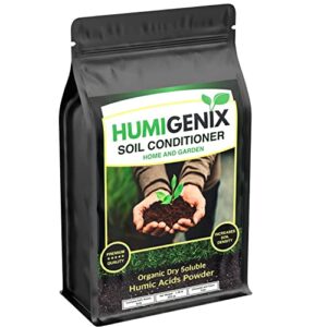 Humic Acid for Plants - Organic Soil Conditioner Fertilizer for Garden, Lawn and Vegetable Crops. (40K sqft Per Bag)