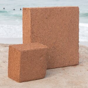 Nature's Premium Organic Coco Coir 1 Pound Brick, Garden Soil, Reptile Bedding, Hydroponics, Growing Medium, Aquaponics, Soil Amendment