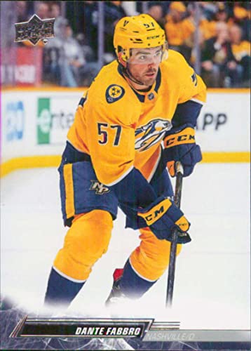 2022-23 Upper Deck #101 Dante Fabbro Nashville Predators Series 1 NHL Hockey Trading Card