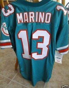 dan marino 1994 miami dolphins original authentic wilson pro line game jersey mt – autographed nfl jerseys