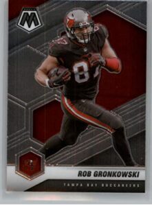 2021 panini mosaic #188 rob gronkowski tampa bay buccaneers nfl football trading card