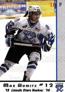 (ci) max humitz hockey card 2013-14 lincoln stars (base) 37 max humitz