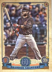 2019 topps gypsy queen #265 brandon crawford san francisco giants mlb baseball trading card