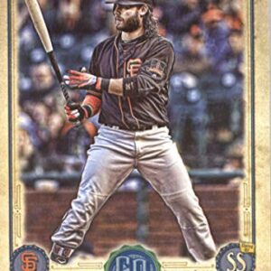 2019 Topps Gypsy Queen #265 Brandon Crawford San Francisco Giants MLB Baseball Trading Card