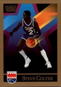 1990 skybox basketball card (1990-91) #408 steve colter