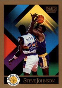 1990 skybox basketball card (1990-91) #384 steve johnson
