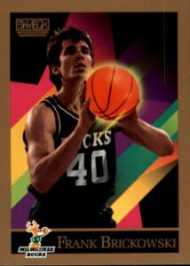 1990 skybox basketball card (1990-91) #394 frank brickowski