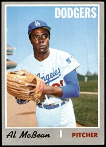 1970 topps # 641 al mcbean los angeles dodgers (baseball card) vg/ex dodgers