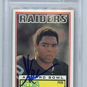 Marcus Allen 1983 Topps Football Autograph Auto Rookie Card #294 - BAS 10