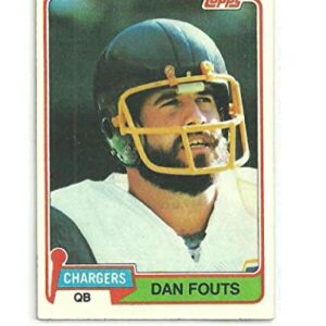 1981 Topps #265 Dan Fouts Chargers NFL Football Card NM-MT