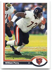 1991 upper deck #45 william perry – chicago bears