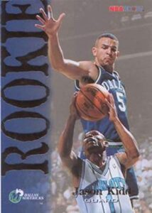 1994-95 nba hoops series 2#317 jason kidd rc rookie dallas mavericks official basketball trading card made by skybox