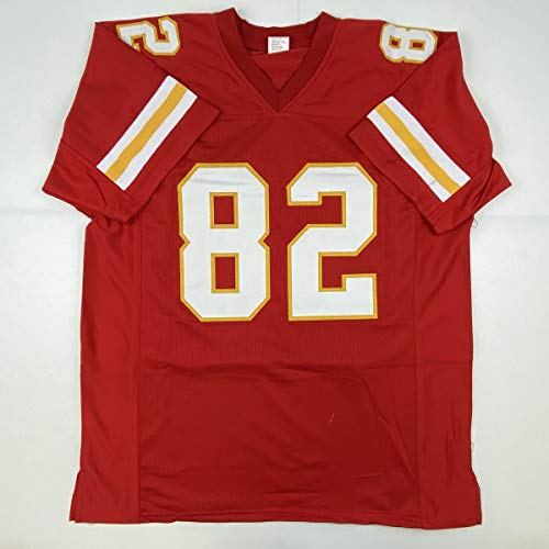 Autographed/Signed Dwayne Bowe Kansas City Red Football Jersey JSA COA