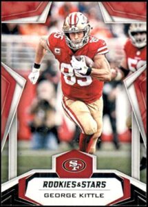 2019 panini rookies and stars #56 george kittle nfl football trading card san francisco 49ers