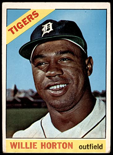 1966 Topps # 20 Willie Horton Detroit Tigers (Baseball Card) Dean's Cards 2 - GOOD Tigers