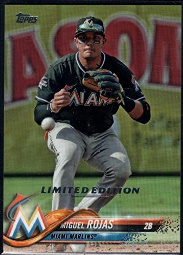 2018 Topps Limited (Glossy) #362 Miguel Rojas Miami Marlins Baseball Card