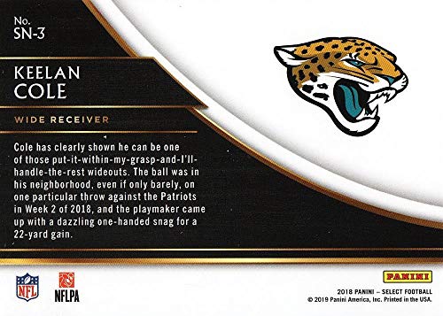 2018 Panini Select Snapshots #3 Keelan Cole Jaguars Football Card NM-MT