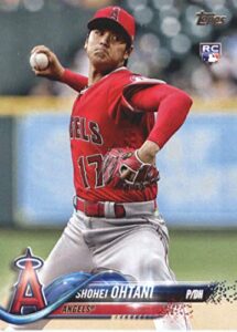 2018 topps update and highlights baseball series #us1 shohei ohtani rc rookie los angeles angels official mlb trading card