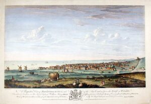 a perspective view of brighthelmston, and of the sea coast as far as the isle of wight, inscribed (by permission) to his royal highness william henry duke of gloucester and edinburgh, earl of connaught of the kingdom of ireland, ranger of hampton court pa